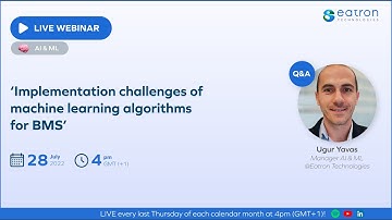 Implementation challenges of machine learning algorithms for BMS