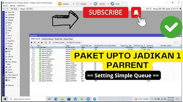 Client PPPoE Simple Queue jadikan 1 Parrent