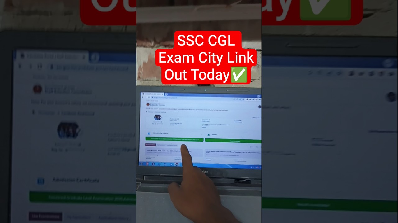 चेक करें📢 SSC CGL Exam City Kaise Check Kare 2025✅How to Check/Download SSC CGL City Intimation Slip