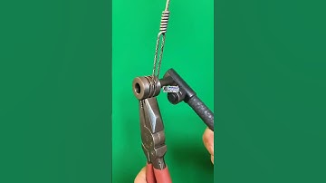 Steel wire winding creative motorcycle key hook @Hoco #diy #handmade #creative