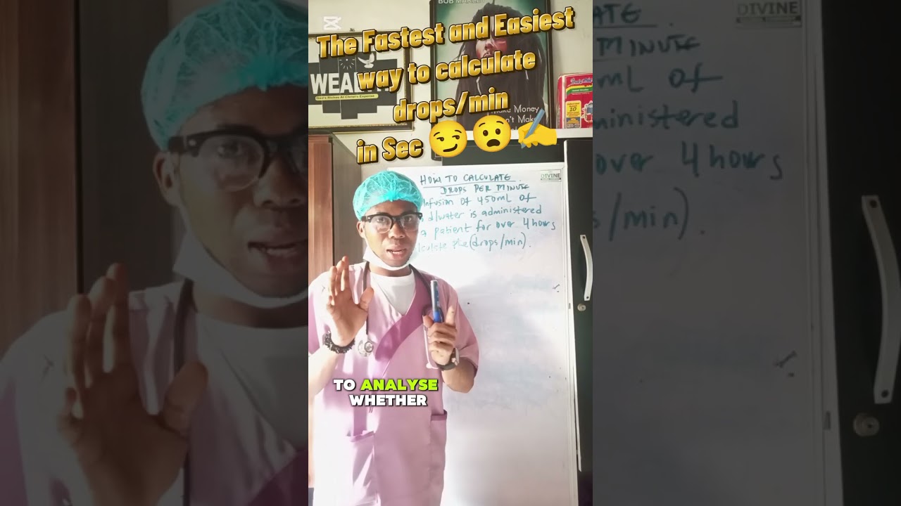 Never Get Drops per Minute Wrong Again! (IV Calculations Nursing)