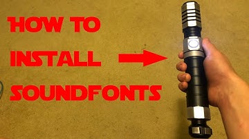 How to Download and Install Lightsaber Soundfonts! (Neopixel Crystal Focus X)