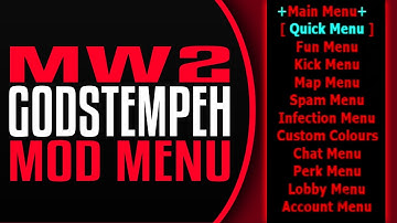 [MW2/1.14/PATCH] GodsTempeh Mod Menu Showcase + Download