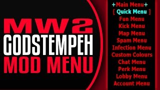 [MW2/1.14/PATCH] GodsTempeh Mod Menu Showcase + Download