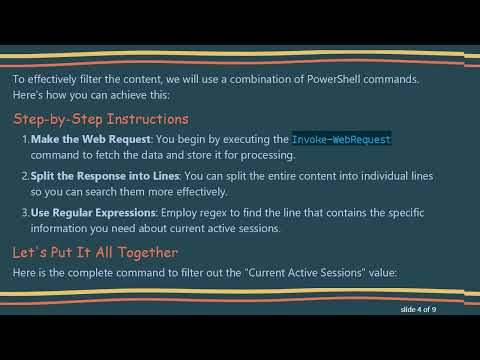 How to Easily Filter .content from Invoke-WebRequest in PowerShell