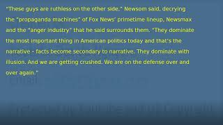 Sat September 24, 2022  Governor Gavin Newsom calls on Democrats to go on offense