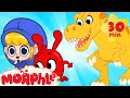 The Super Dinosaur Chase - Mila and Morphle | T-Rex Superheroes | Cartoons for Kids | @Morphle TV
