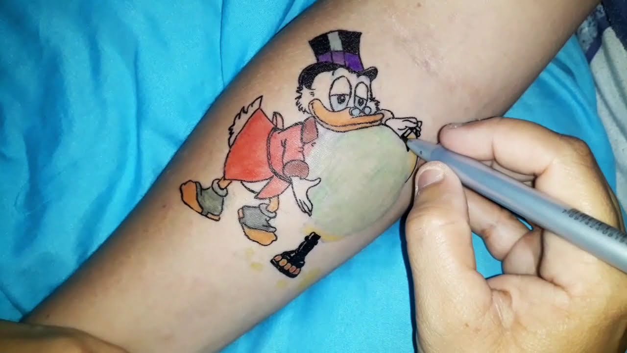 Como Desenhar o Tio Patinhas [Uncle Scrooge] - (How to Draw Scrooge) - SLAY  DESENHOS #232 