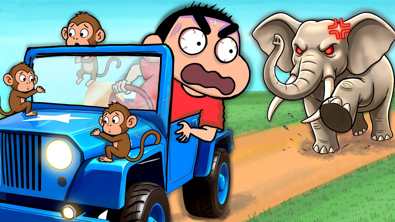 Escaping Most Dangerous Jungle 😱