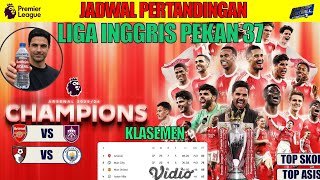Jadwal dan Prediksi Liga Inggris Pekan 38 - Arsenal AKHIRNYAAAA JUARA Liga Inggris 🔥🔥🔥