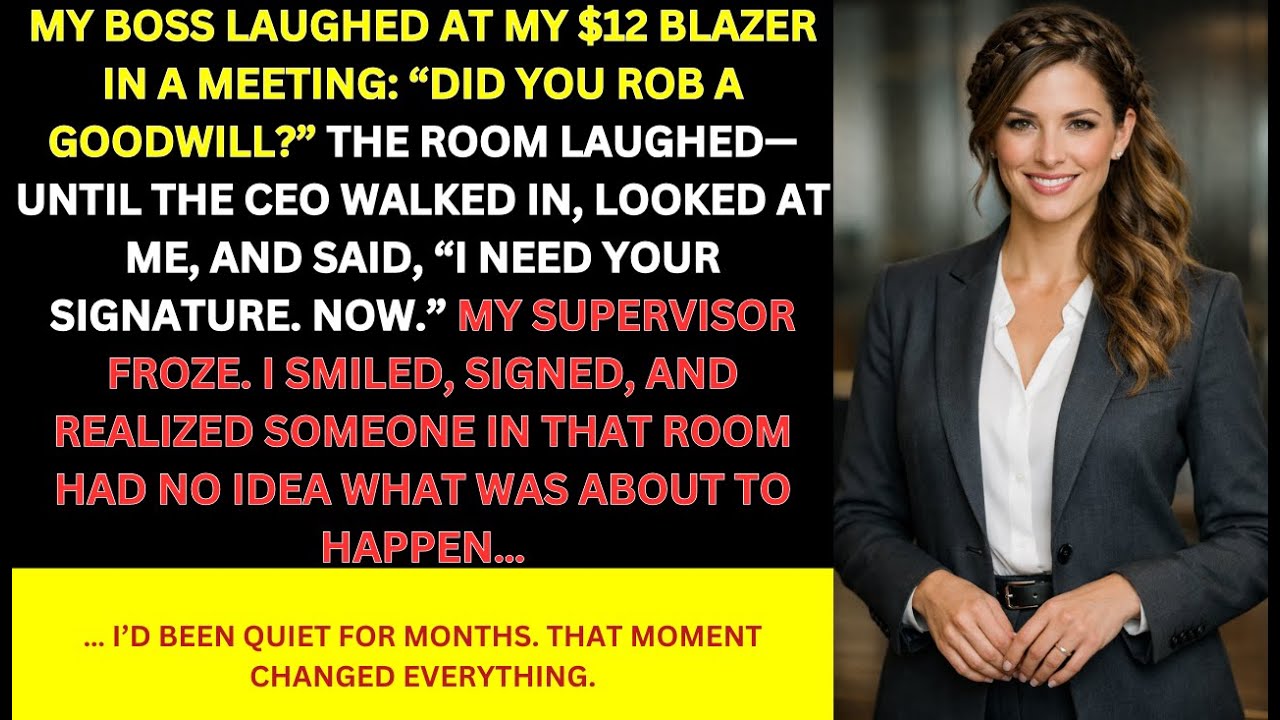 My Boss Mocked My Cheap Suit In A Meeting, Then The CEO Walked In And...