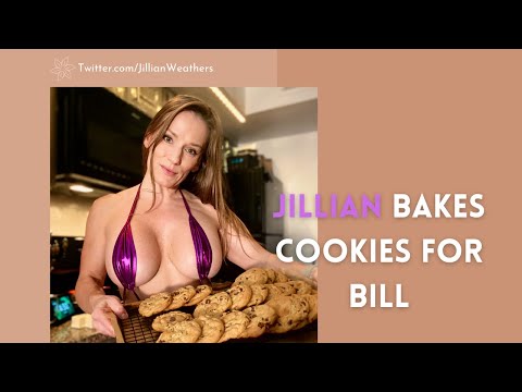 Jillian Bakes Cookies For Bill (In A Tiny Purple Bikini)