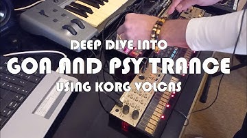 Goa and Psy Trance on Korg Volcas (like it was 1994)