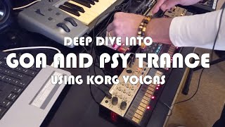 Goa and Psy Trance on Korg Volcas (like it was 1994)
