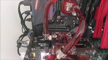 Thermaltake Core P5 My First Custom PETG Loop PT2 (Finished Build)