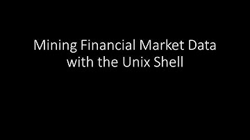 1.1 AlphaVantage API query with Unix Shell