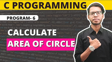 Calculate Area of Circle in C | C programming | Vishal Kumar