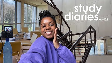 dissertation diaries | college days in my life, library, productive study vlog