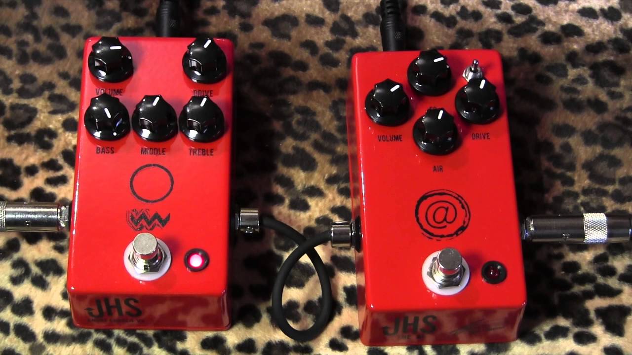 JHS Angry Charlie V3 compared to AT Andy Timmons overdrive with Warmoth  Mooncaster