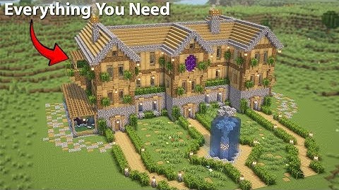 Ultimate Survival Base – Everything You Need in One Build! | Minecraft Tutorial