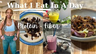 What I Eat In A Day | Intermittent Fasting 16:8 | Protein + Fiber | Breaking A fast | Healthy Life