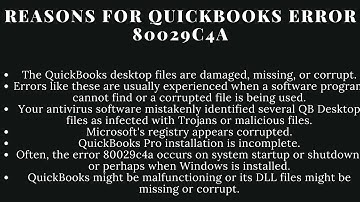 Quickbooks 2015 Error Code 80029c4a
