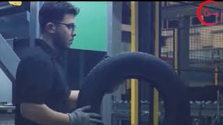 شاهد كيف تصنع الاطارات من داخل مصنع اطارات عملاق #صناعة #الاطارات #مصنع