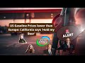 US Gasoline Prices lower than Europe: California says 'Hold my Beer'