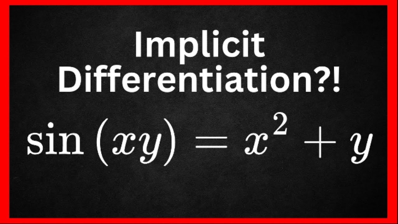 Implicit Differentiation Tricks [Calculus] - YouTube