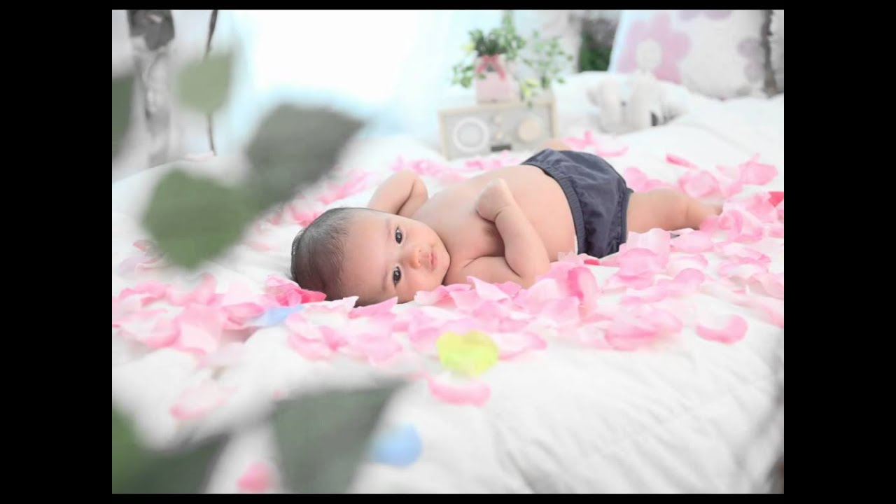 Baby Jeremiah Ruben S 50 Day Old Photo Shoot Youtube