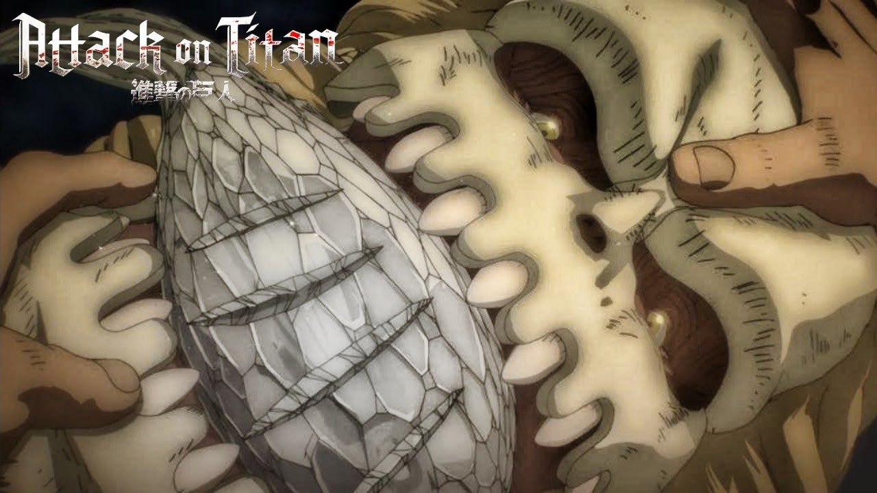 Eren Eats the War Hammer Titan Using Jaw Titan | Attack on Titan Season 4