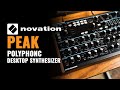 Novation Peak Polyphonic Desktop Synthesizer | CME Gear Demo | Phil Hunger
