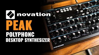 Novation Peak Polyphonic Desktop Synthesizer | CME Gear Demo | Phil Hunger