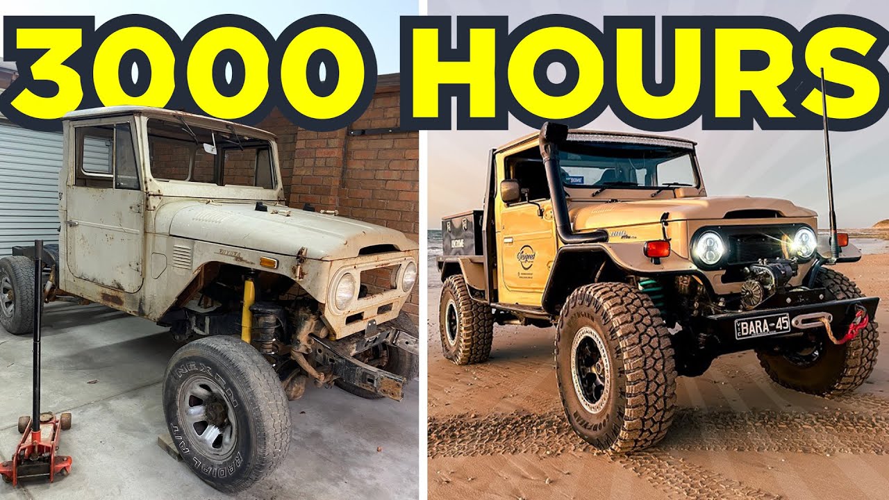 My DREAM 4x4 build in 17 minutes | Toyota Landcruiser Timelapse