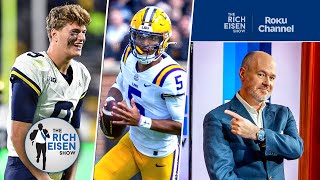 Rich Eisen on JJ McCarthy \& Jayden McDaniels’ Battle to Be 2nd QB Selected in the NFL Draft