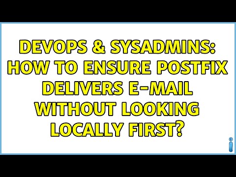 DevOps & SysAdmins: How to ensure postfix delivers e-mail without looking locally first?