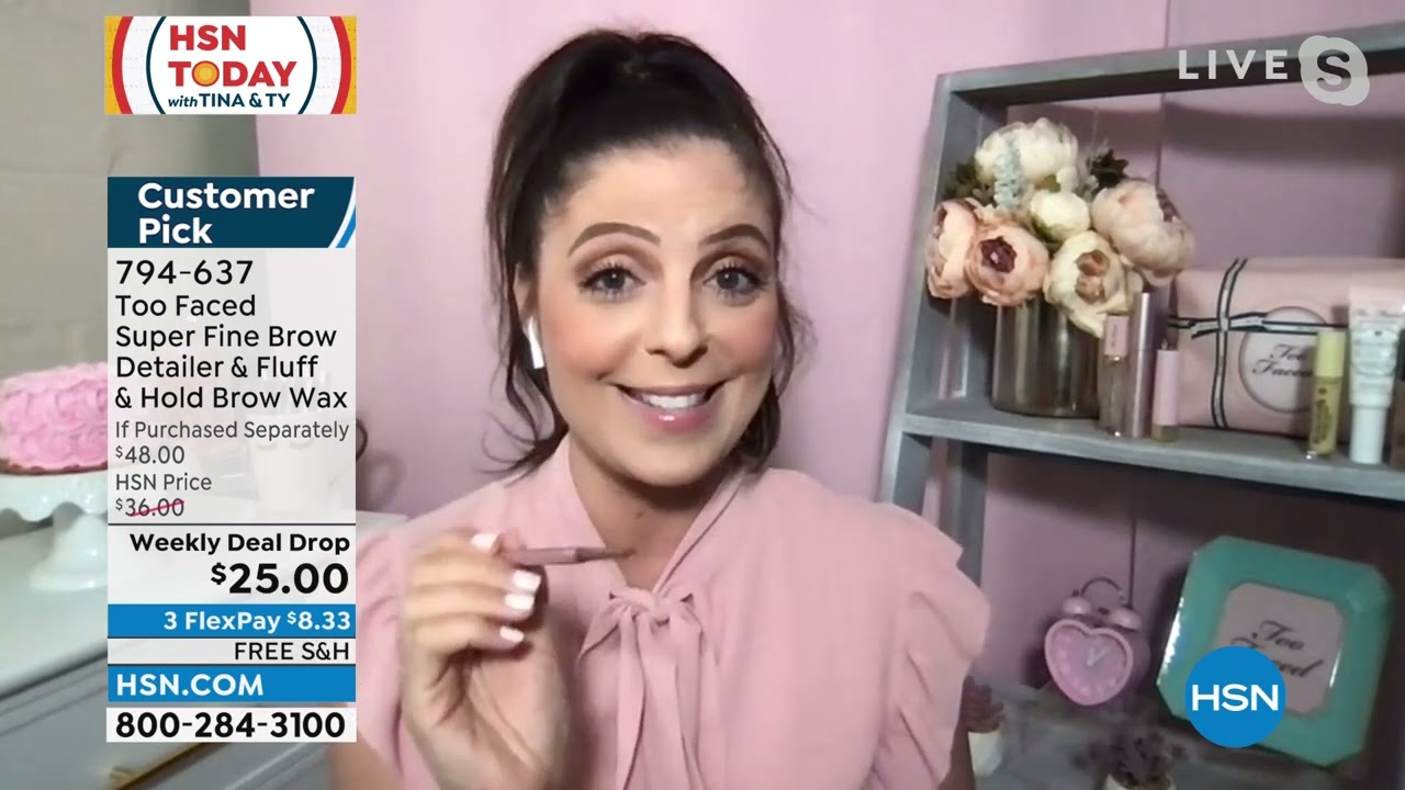 Too Faced Super Fine Brow Detailer and Fluff   Hold Brow...