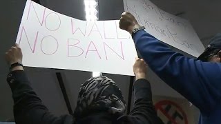 Federal judge temporarily halts President Trump's travel ban