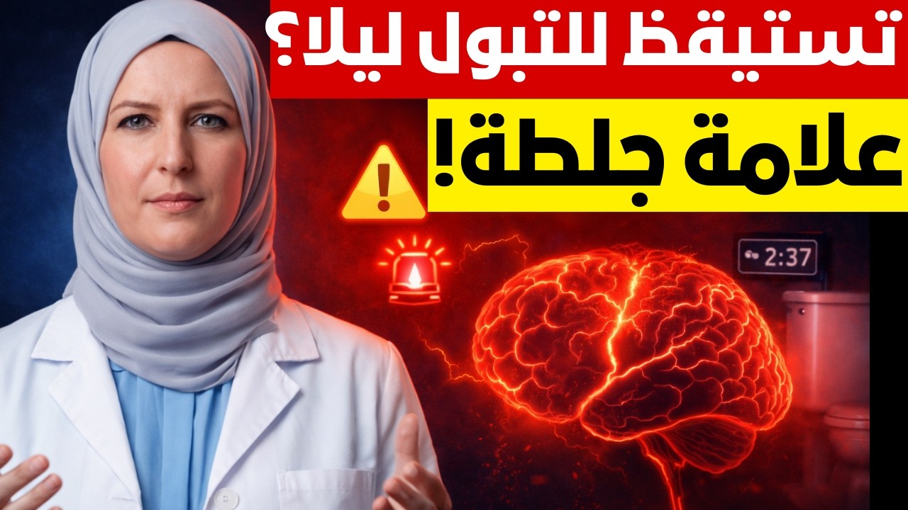 الملايين يستيقظون ليلاً للتبول معتقدين أنه أمر طبيعي… لكنه قد يكون علامة على جلطة دماغية!