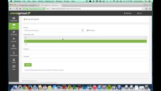 EventSprout How-To: Exporting a Report