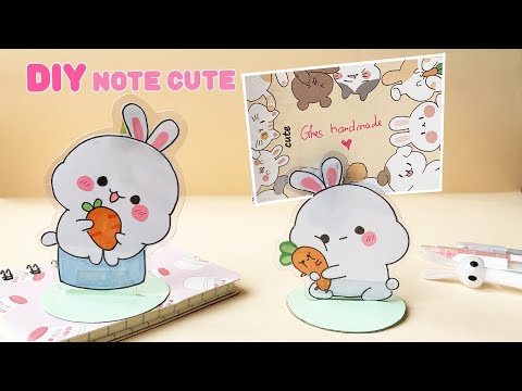 Video Cách Làm Kẹp Giấy Note Cute | Cách làm ĐỒ DECOR bàn... - youtube