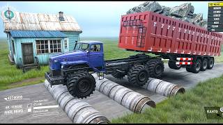 "Truck" "Spinning Tire Mud Mercedes" Simulation Game #mudrunner #spintires #simulation