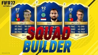 Fifa 17 Squad Builder - Full Tots Liga Nos Part 2 W Tots Dost, Tots Santos Tots Medeiros