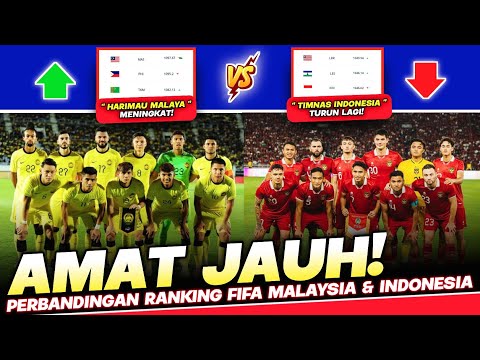 Indonesia &amp; Malaysia Berjarak JAUH! Dalam Ranking FIFA Juni 2023