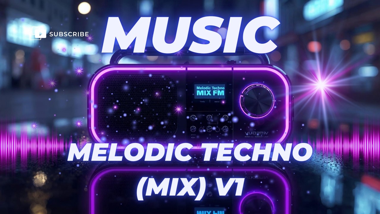 Melodic Techno Radio Mix v1  – Deep Hypnotic Night Drive | Midnight Radio