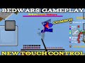 Nethergames bedwars gameplay with new touch control  incredible op gaming