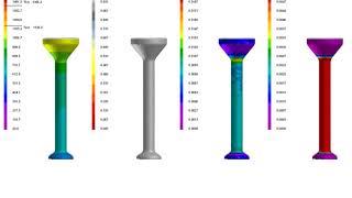 Fraction Solid & Effective Plastic Strain: FEA Model in ProCast(TM) of Cast Pin in Alloy 52M