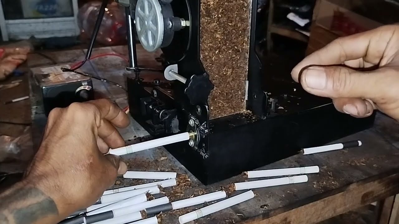 Mesin Rokok Semi Manual / Cara Rakit dan Setting Kepadatan Rokok