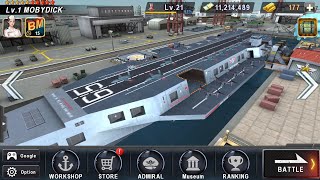 Warship Battle: MOBYDICK Aircraft carrier (limited edition)  in Boss Attack. screenshot 5