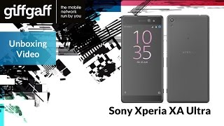 Sony Xperia XA Ultra Unboxing Video | giffgaff